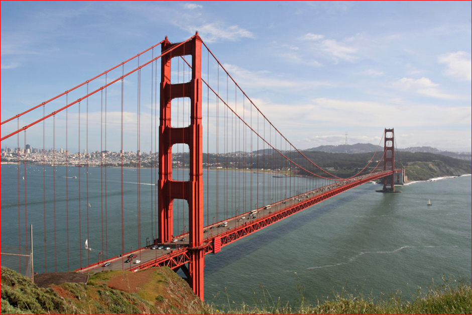 Golden Gate Bridge, für Emigranten das Tor ins Land der unbegrenzten Möglichkeiten