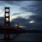 Golden Gate Bridge im Abendlicht