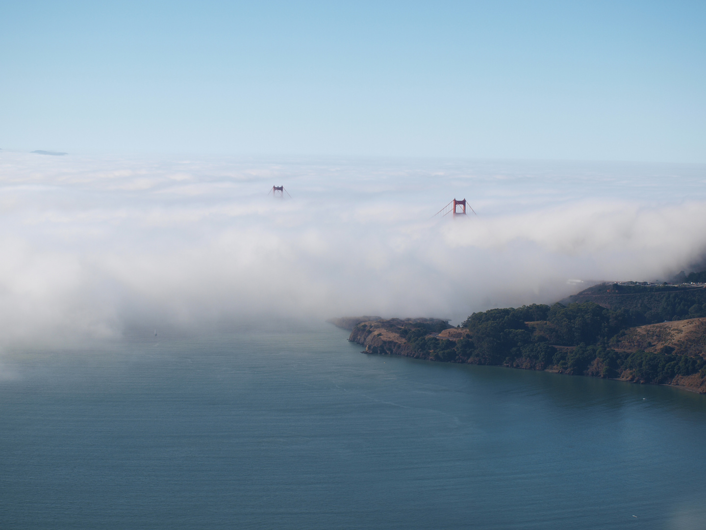 Golden Gate Bridge im Nebel