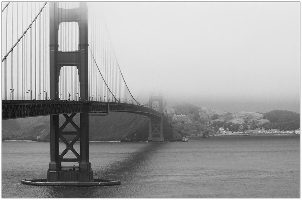 golden gate bridge im nebel von Maik Krüger Photography