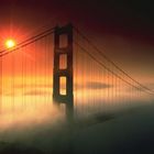 Golden Gate Bridge im Nebel