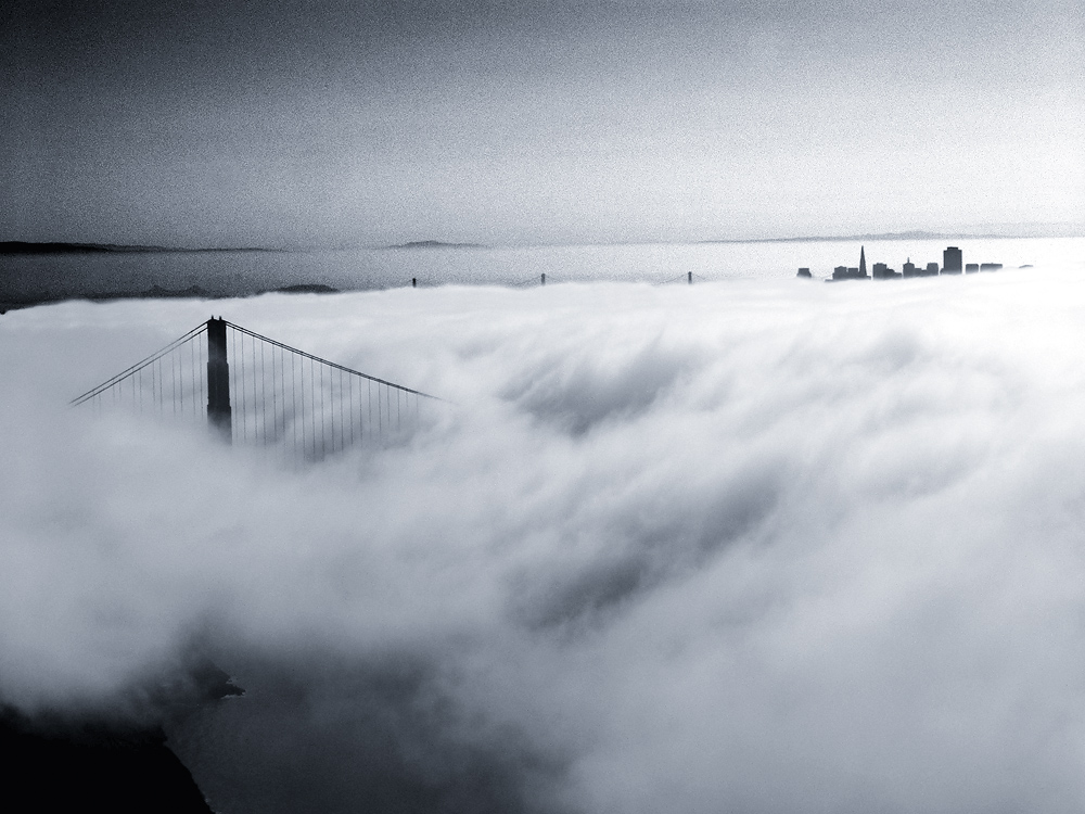 Golden Gate Bridge im Nebel