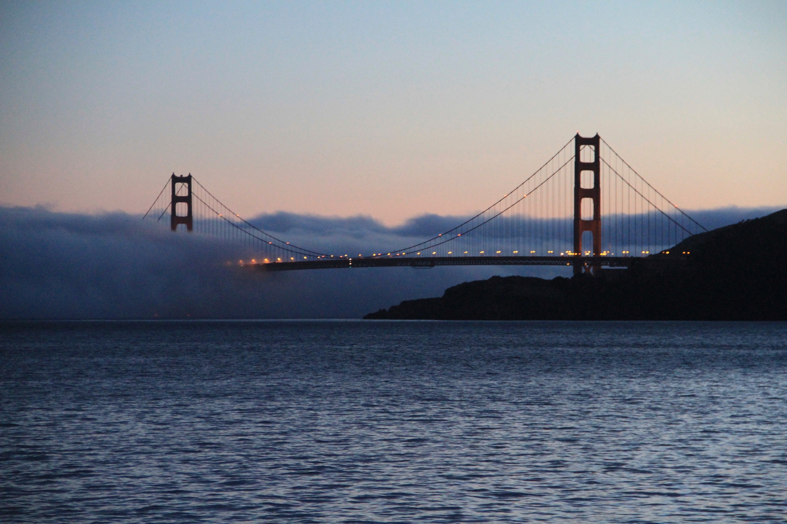 Golden Gate Bridge im Nebel