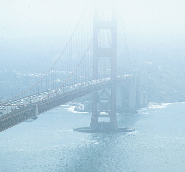 Golden Gate Bridge im Nebel