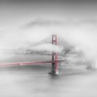 Golden Gate Bridge im Nebel | colorkey