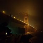 Golden Gate Bridge im Regen