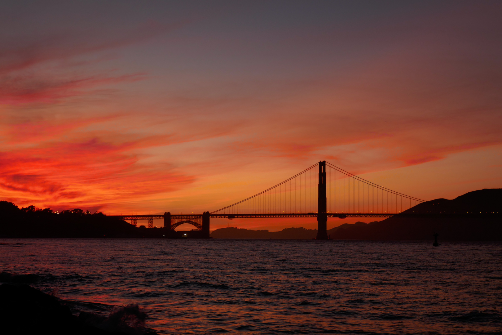 Golden Gate Bridge im Sonnenuntergang 2