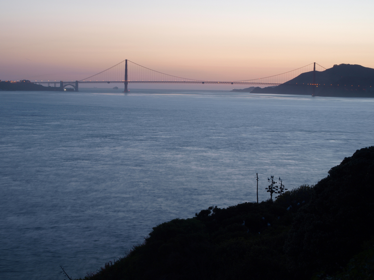 Golden Gate Bridge in der Dämmerung