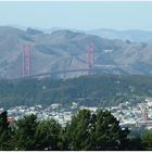 Golden Gate Bridge mal von den Twin Peaks fotografiert