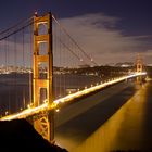 Golden Gate Bridge Nachtaufnahme