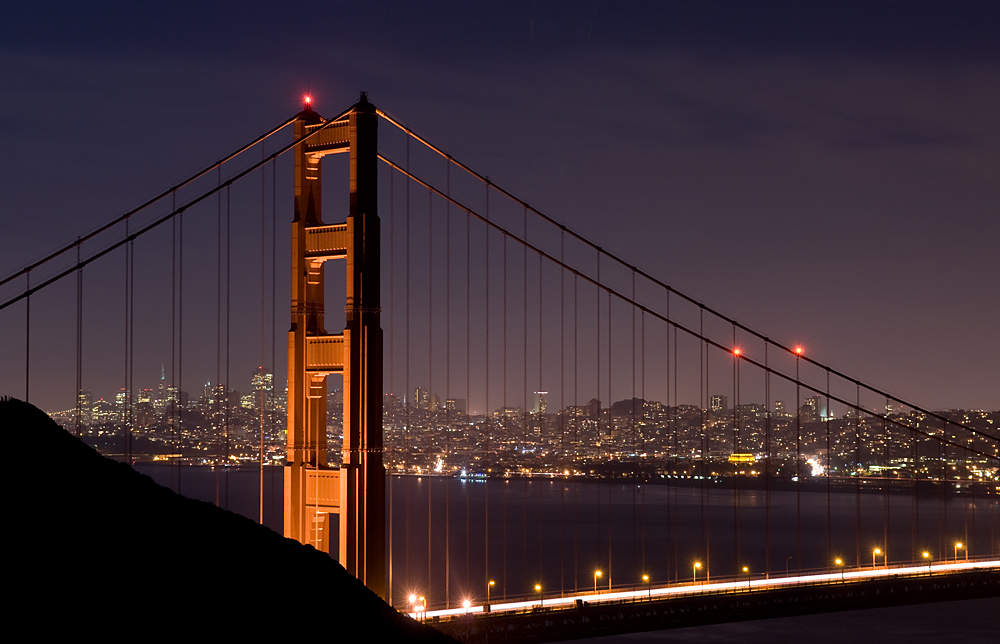 Golden Gate Bridge - Nachts