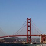 Golden Gate Bridge ohne Nebel - Hui!!!