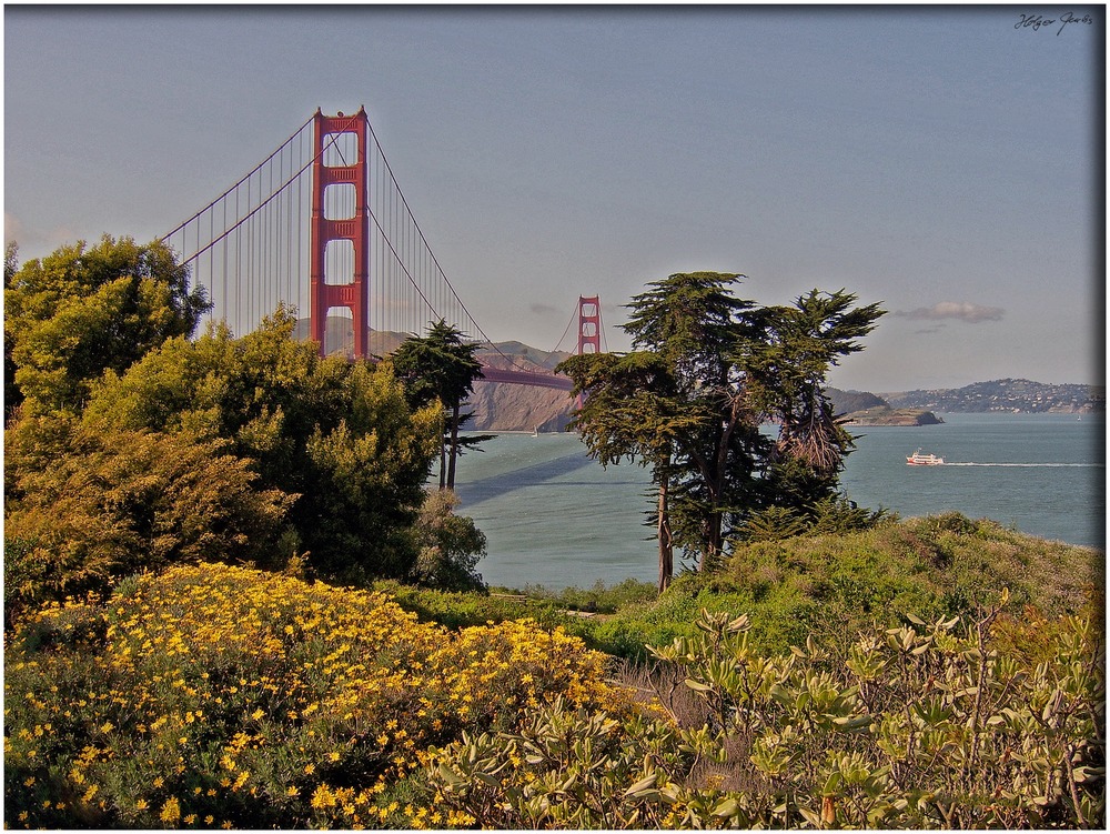 Golden Gate Bridge San Francisco am Morgen (2)