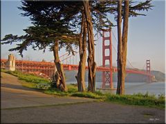 Golden Gate Bridge San Francisco am Morgen