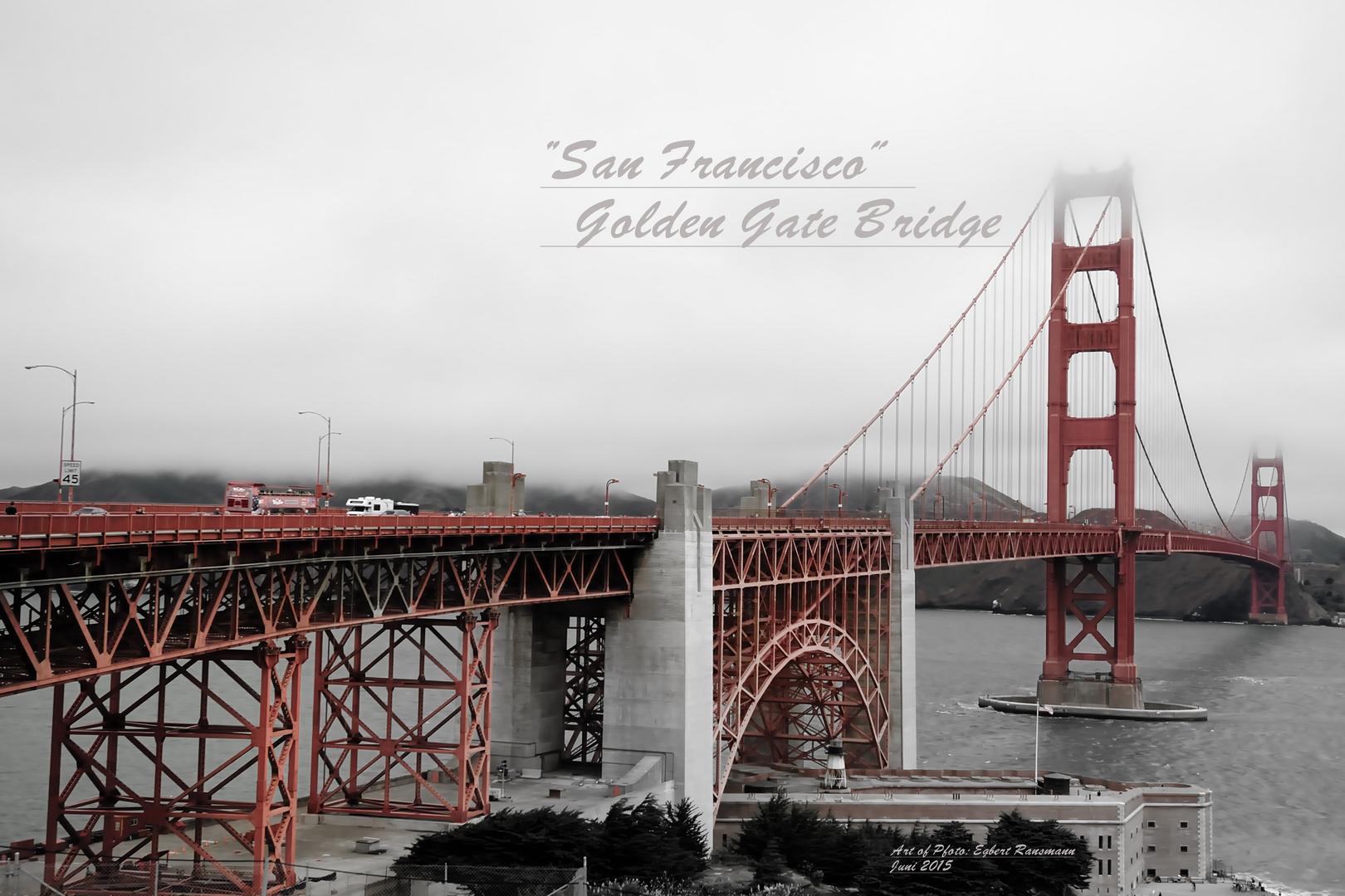 Golden Gate Bridge San Francisco, Juni 2015