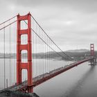 Golden Gate Bridge - tainted red