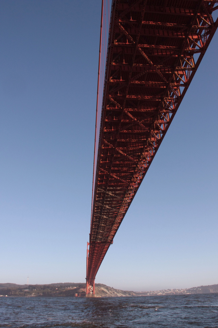Golden Gate Bridge - under it