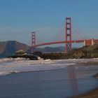 Golden Gate Bridge view from Baker Beach