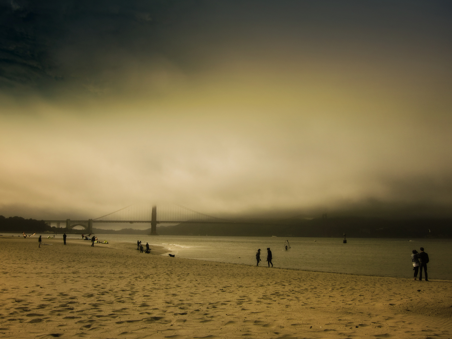 Golden Gate Bridge...mal wieder im Nebel