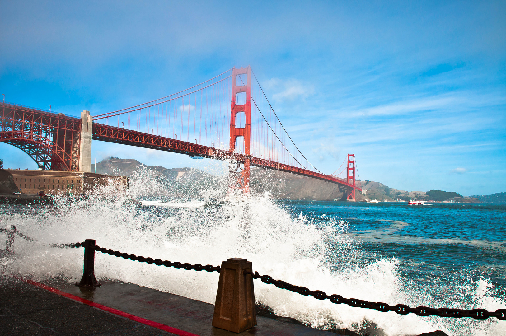 Golden Gate Bridge's wave