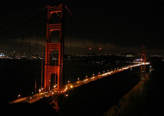 Golden Gate "by" Night