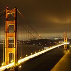 Golden Gate by night