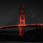 Golden Gate by night