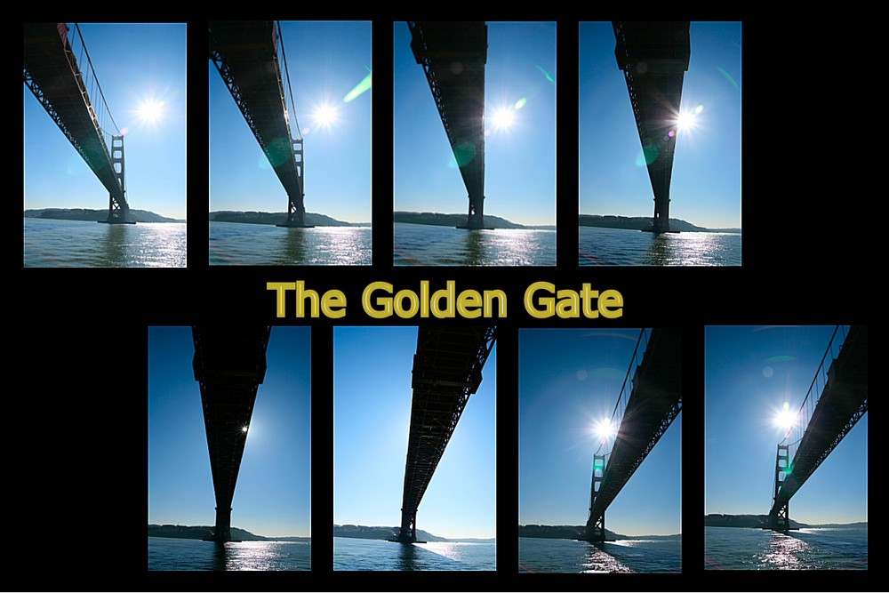 Golden Gate Durchfahrt als Tableau