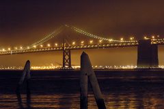 Golden Gate foggy night 01