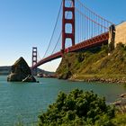 Golden Gate gesehen von Marin County