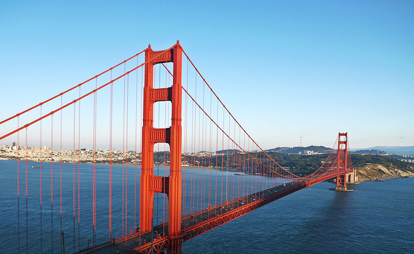 Golden Gate im Abendlicht