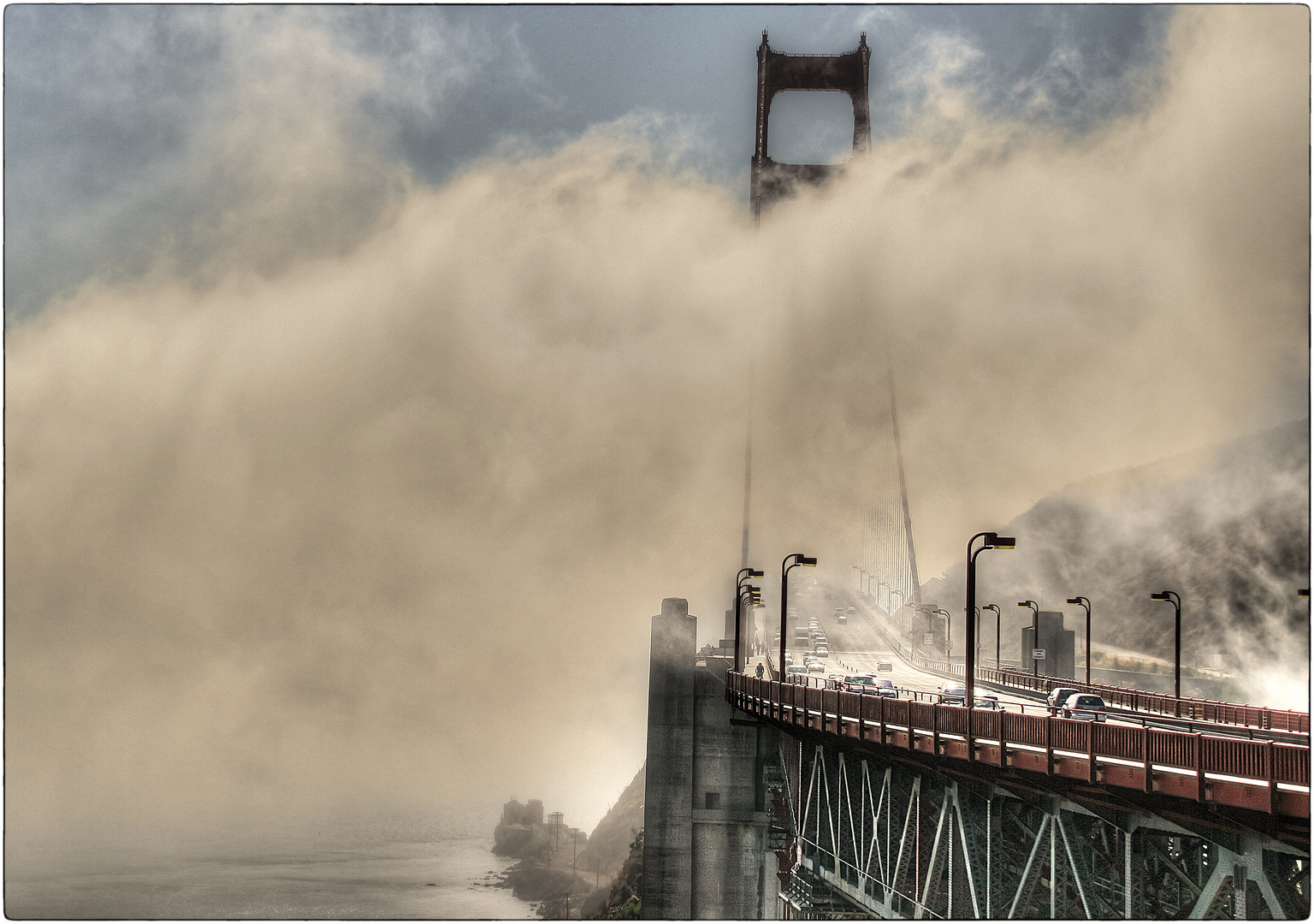 Golden Gate im Nebel