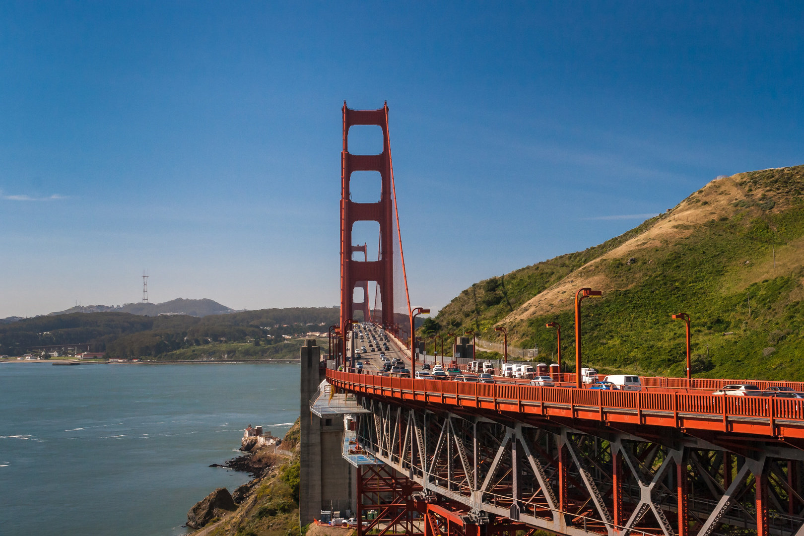 Golden Gate in der Abendsonne