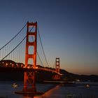 Golden Gate in der Dämmerung