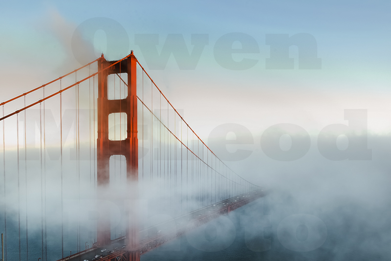 Golden Gate In Fog