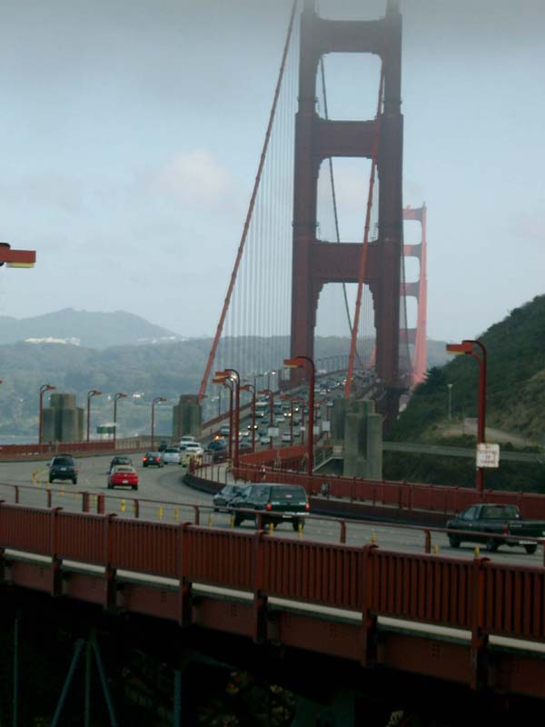 Golden Gate in the fog No. 2