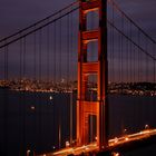 Golden Gate kurz nach dem Sonnenuntergang
