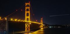 Golden Gate mit Nachthimmel