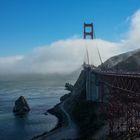 Golden Gate Rampe im Nebel