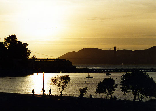 Golden Gate Sonnenuntergang