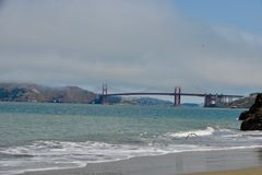 Golden Gate vom China Beach aus