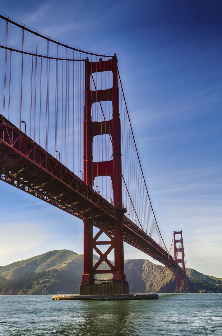 Golden Gate vom Fort Point aus