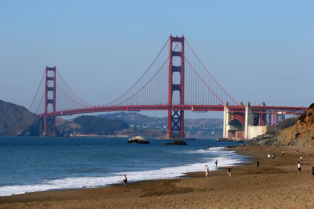 Golden Gate von baker Beach aus