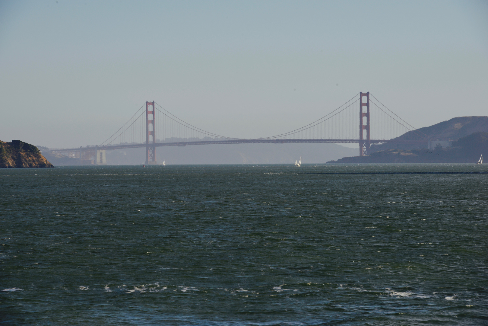 Golden Gate von der Lakehurst Ferry aus