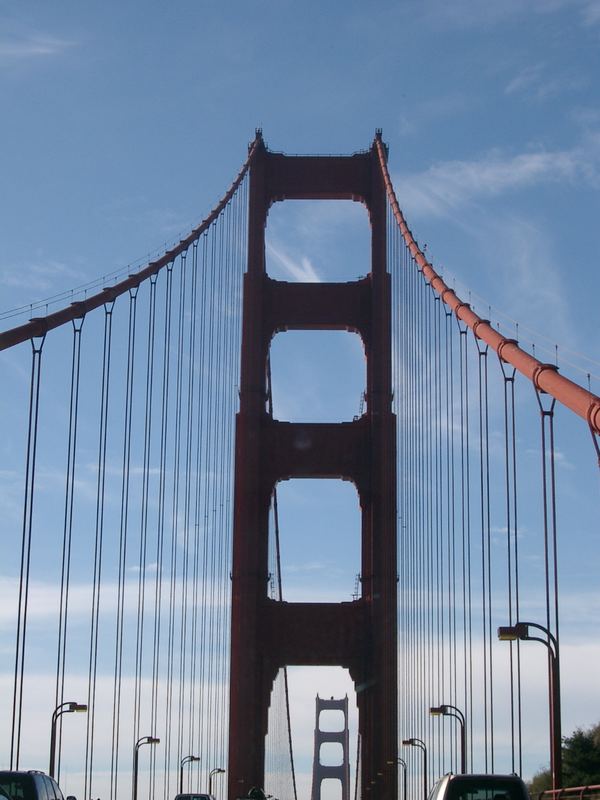 Golden Gate von nah