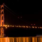 golden gate with ferry