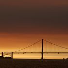 Golden Gate with Golden Sun