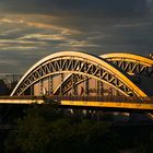 Golden Honsel-bridge of Frankfurt 