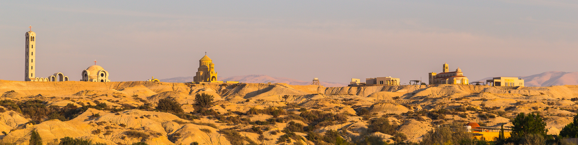 Golden Hour - Baptismal Site of Jesus Christ - Jordan Valley