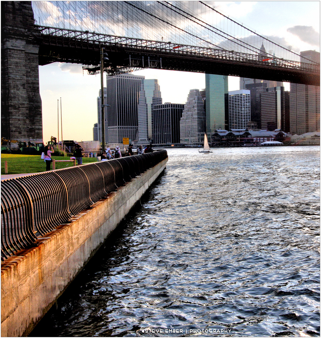 Golden Hour, East River - A New York Moment